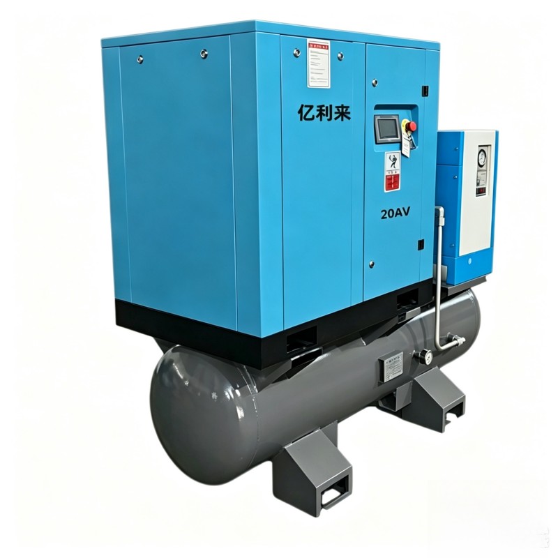 15 kW-os 4 az 1-ben fix fordulatszámú egyfokozatú légkompresszor