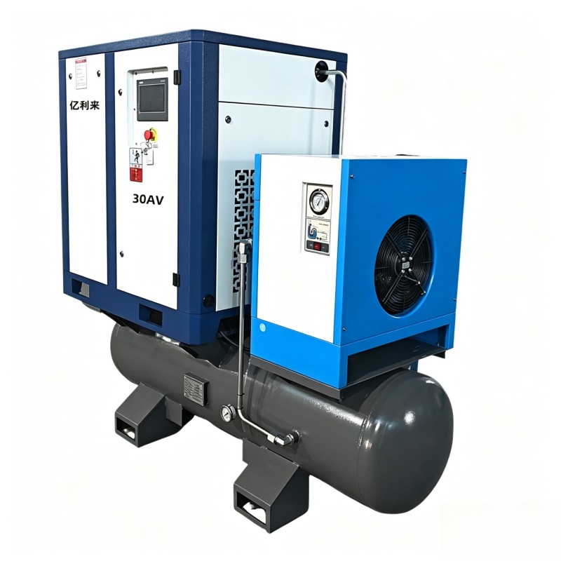22 kW-os 4 az 1-ben fix fordulatszámú egyfokozatú légkompresszor